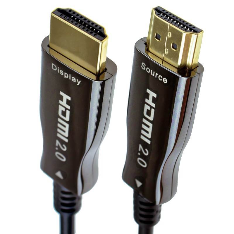 Cable HDMI de fibra óptica de 40 pies de largo, compatible con 4K UHD 60Hz  a 18 Gbps ultra alta velocidad, adecuado para HDTV/TVBOX/Gaming