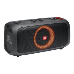 JBL Partybox On-The-Go - Altavoz portátil Bluetooth con sonido potente JBL  para tus fiestas, con un show de luces y micrófono inalámbrico para darle