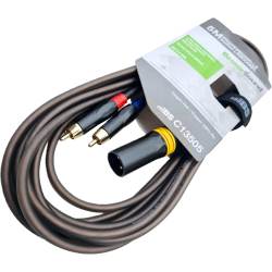 CABLE PLUG XLR A 2 RCA 5...