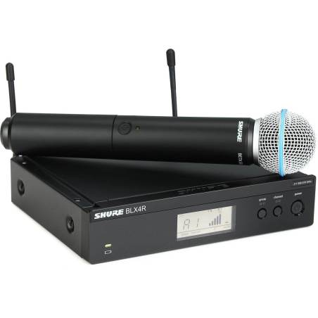 MIC. INALÁMBRICO SHURE BLX24R/BETA58 / 1MIC PARA RACK