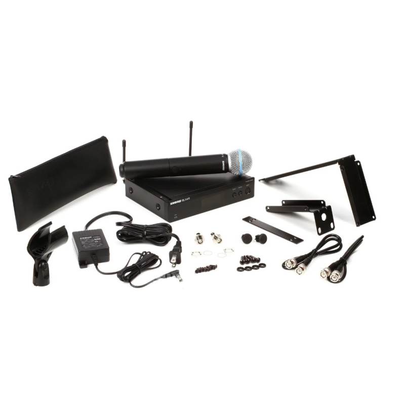 MIC. INALÁMBRICO SHURE BLX24R/BETA58 / 1MIC PARA RACK