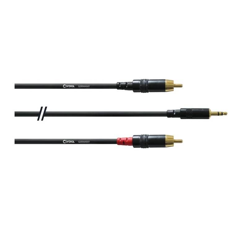 Cable 3.5mm a 2 RCA de 1.5 metros 