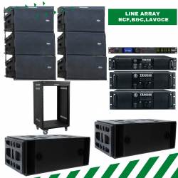 KIT LINE ARRAY RCF, B&C,...