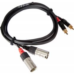 CABLE 2 PLUG XLR A 2 RCA...