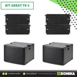 KIT LINE ARRAY T8-2 / 4 VIAS