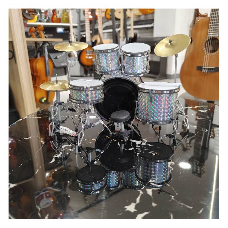 Mini Metalliça MINI BATERIA METALLICA 3 DRUM SET (ADORNO)