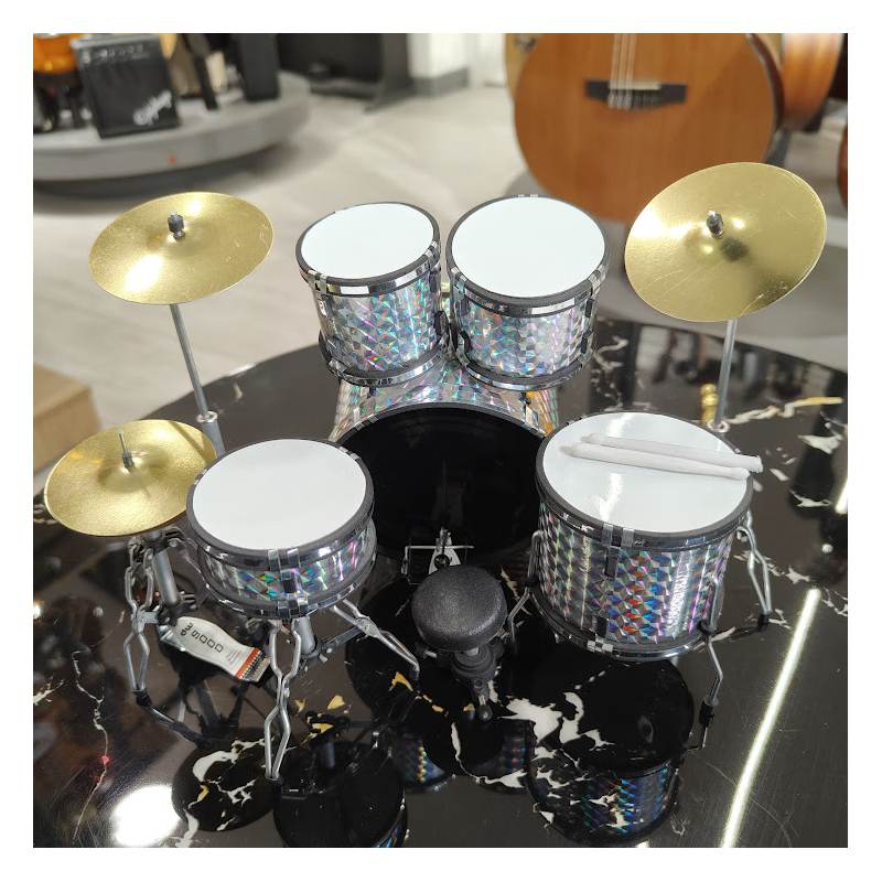 Mini Metalliça MINI BATERIA METALLICA 3 DRUM SET (ADORNO)
