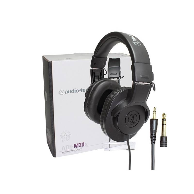 3 Casques Audio Technica ATH-M20x - Lot Pro Pour Studio Ou DJ, état Nickel