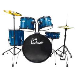 BATERIA ORICH 5 PIEZAS AZUL