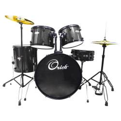 BATERIA ORICH 5 PIEZAS NEGRA