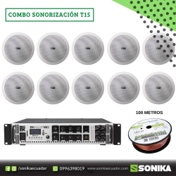 COMBO SONORIZACION T15