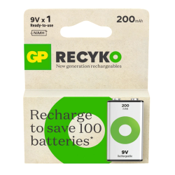 BATERIA 9V GP RECARGABLE /...