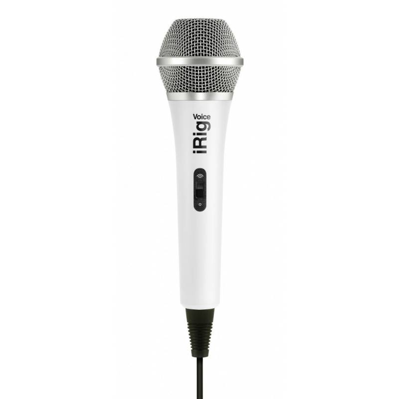 IK Multimedia IRig Voice Microphone For IPhone/iPad - Handheld Karaoke & Recording Mic In Pink