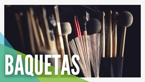 BAQUETAS, MACETAS DE PERCUSION