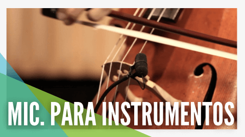 micrófonos para instrumentos