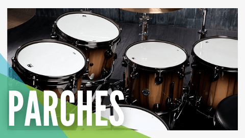 PARCHES DE BATERIA, CONGAS, TIMBALES, BONGOS