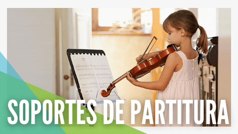 SOPORTES DE PARTITURA violinista